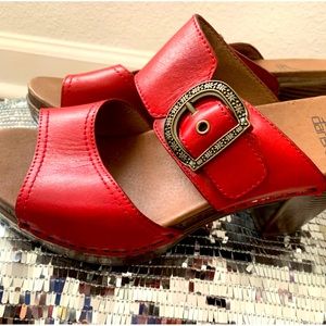 Red Dansko Heels